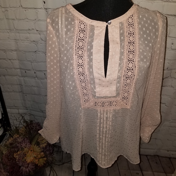 Daniel Rainn Tops - Daniel Rainn Boho Blouse
